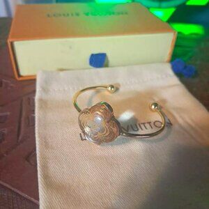 Louis Vuitton Blossom Resin Inclusion Gold Woman Bracelet Very Rare